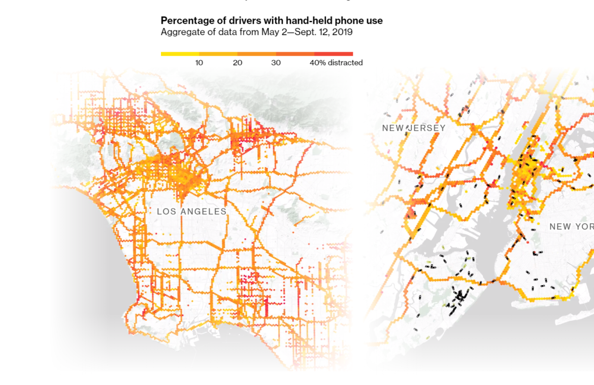 Visualizing The Data Behind Distracted Driving in the United States